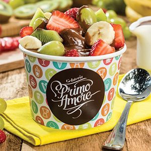Fondue de chocolate com frutas